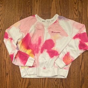 Women’s Champion tie dye sweatshirt